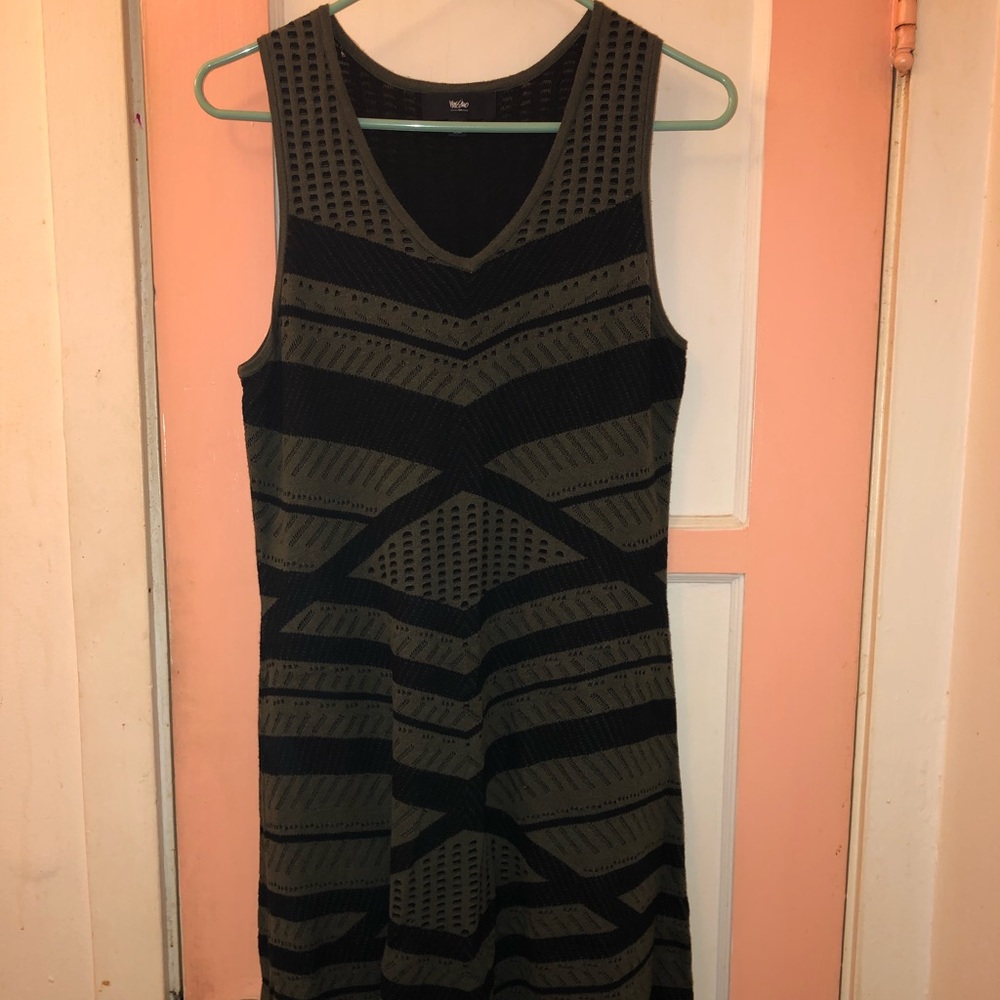 Striped pattern knit dress by Mossimo